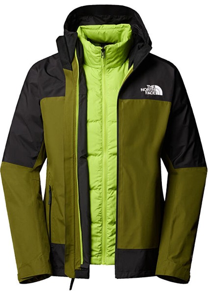 M Mountain Light Triclimate Gtx Erkek Outdoor Montu (550 Dolgu Kaz Tüyü) NF0A84FCRMO1 Haki