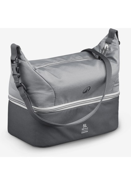 Quechua Isı Yalıtımlı Yemek Çantası - 5 L - Plastik Yemek Kabı Dahil (1 L) - 100
