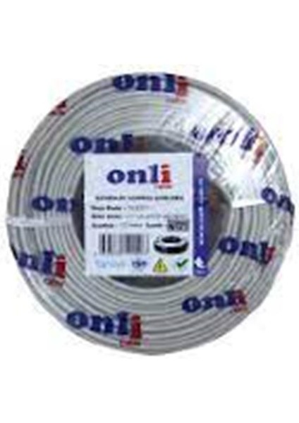 ON-4122 4+1 1x0,22 Mini Coax 4X0,22MM 2X0,50MM 100 Metre Cca Kamera Kablosu