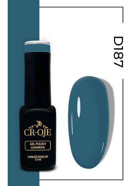 Kalıcı Oje Koyu Mavi - D187 (12 ML)