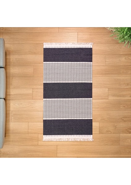 Soft Amari Çift Taraflı Mutfak Halısı - Ekru - 80X150 cm