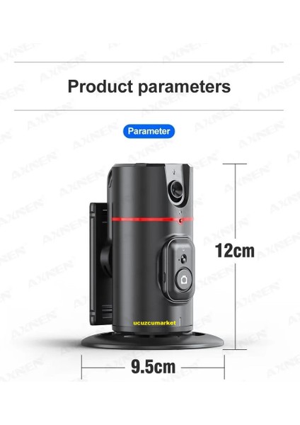 Yüz Takip Eden Uzaktan Kumandalı Otomatik Tripod (360 Derece Dönme - Vücut Hareket Takip Kontrolü - Gimbal Sabitleyici) indirimleri