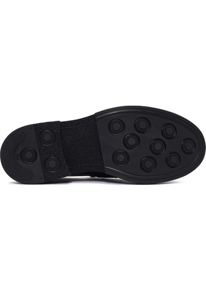 Erkek Kahverengi Deri Casual Loafer 24WFD724318