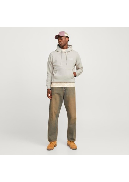 Erkek Kapüsonlu Logolu Sweatshirt- Corplogo