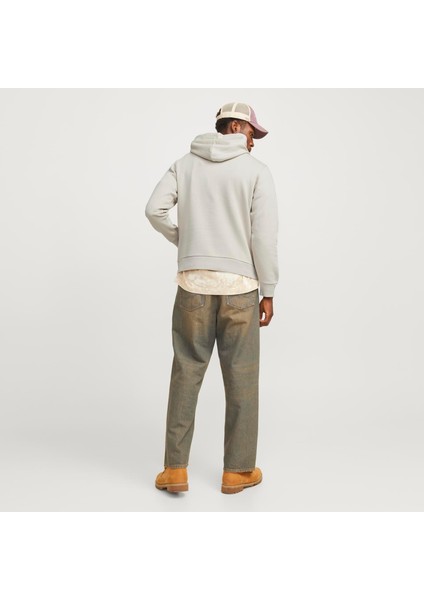 Erkek Kapüsonlu Logolu Sweatshirt- Corplogo