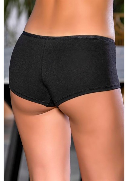 Pamuklu Boxer Külot Siyah (MGP2963)