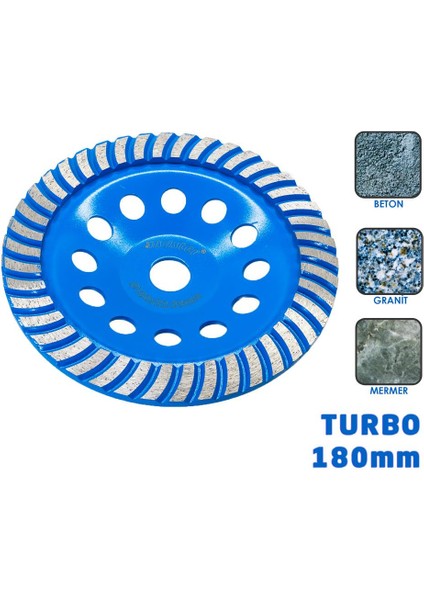 504907 Turbo Elmas Yüzey Temizleme 180 mm