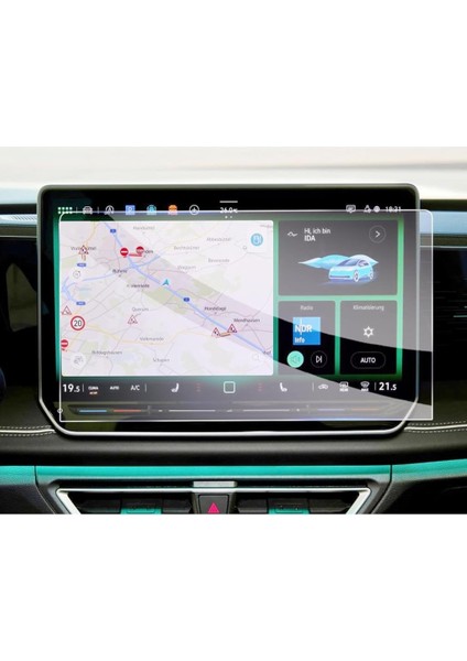 Volkswagen Id.7 15 Inç Mat Ekran Koruyucu Multimedya