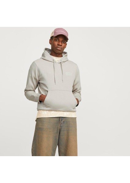 Erkek Kapüsonlu Logolu Sweatshirt- Corplogo