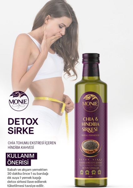 Monie Chia Tohumlu Hindiba Sirkesi Detox Sirke 250 ml modelleri