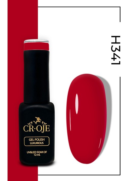 Kalıcı Oje H341-Kırmızı (12 Ml.)