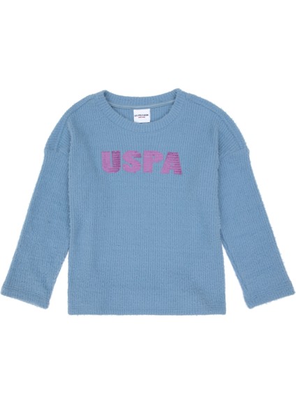 Kız Çocuk Açık Mavi Sweatshirt 50290723-VR003