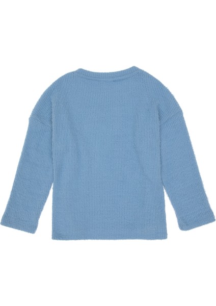 Kız Çocuk Açık Mavi Sweatshirt 50290723-VR003