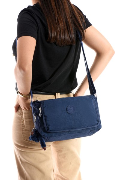 Çapraz Askılı Ultra Hafif Çok Cepli Bayan Omuz Çantası Laci (Model: 571-6O)
