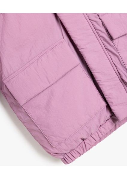 Kapşonlu Şişme Mont Kapüşonlu Cep Detaylı Rüzgar Kapaklı fırsatları