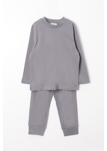 Kız Erkek Çocuk Uzun Kollu Pijama Takımı 4 - 12 Yaş