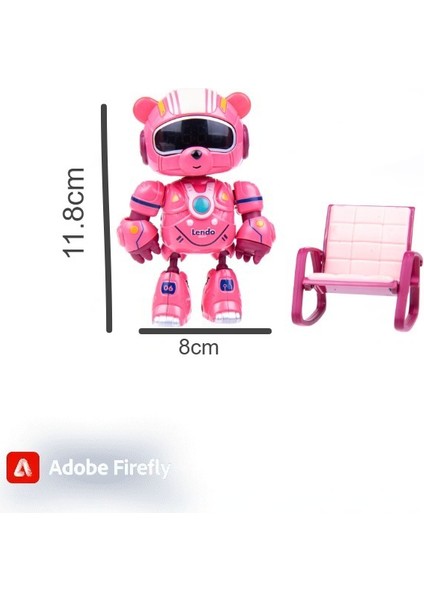 Akıllı Dokunmatik Değişebilen Işıklı Ayı Sesli Alarm Özellikli Uyku Arkadaşı Metal Saat Robot fırsatları