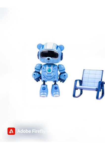 Akıllı Dokunmatik Değişebilen Işıklı Ayı Sesli Alarm Özellikli Uyku Arkadaşı Metal Saat Robot indirimleri