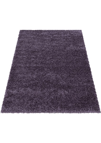 Soft Shaggy Halı Salon Oturma Mutfak Halısı Yumuşak Yüksek Havlı Düz Mor Lila Renklerde modelleri