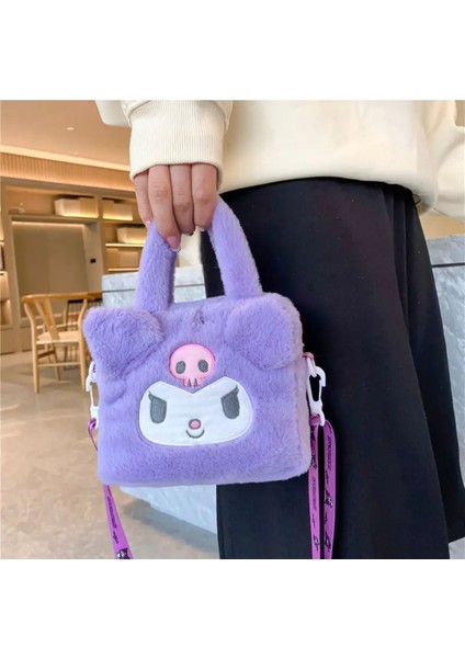 Cinnamoroll Kuromi My Melody Y2K Sanrio Peluş El Omuz Askılı Ayarlı Çanta Hediye