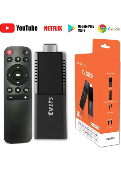 Android Tv Box Tv Stick Android 13 4 Ram 64 Bellek Medya Oynatıcı Smart Tv Wifi Li