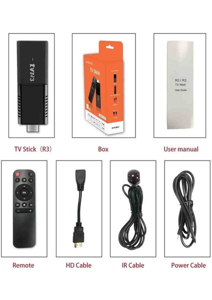 Android Tv Box Tv Stick Android 13 4 Ram 64 Bellek Medya Oynatıcı Smart Tv Wifi Li