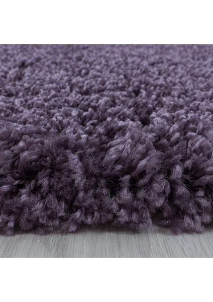 Soft Shaggy Halı Salon Oturma Mutfak Halısı Yumuşak Yüksek Havlı Düz Mor Lila Renklerde