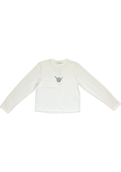 Plant Iki Iplik Uzun Kol Tshırt