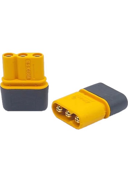 MR30 Dişi Erkek Konnektör Soket Çift 3 Pin Lipo Pil Batarya Bağlantı Konnektörü 30A Yüksek Akım fiyatları