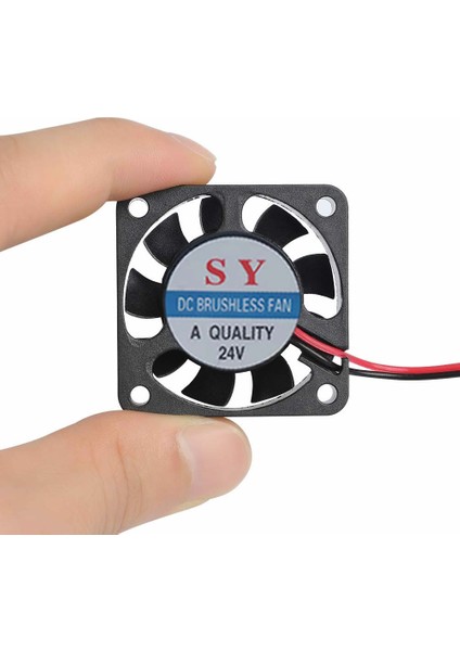 Dc 24V Fan 40X40MM 0.1A 6000 Rpm 4X4CM Soğutucu Kuluçka Ekran Kartı Cooler Peltier Printer Pc Cpu