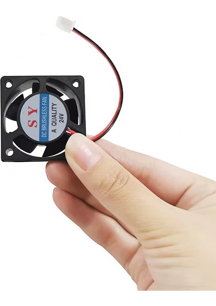 Dc 24V Fan 40X40MM 0.1A 6000 Rpm 4X4CM Soğutucu Kuluçka Ekran Kartı Cooler Peltier Printer Pc Cpu