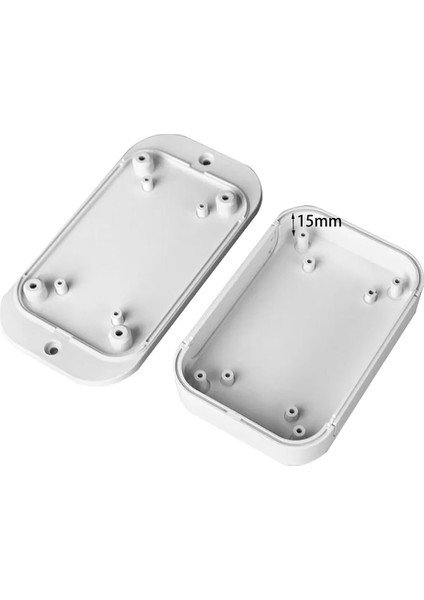 Ak-W-67 100X67X22MM Plastik Kutu Beyaz Renk Duvar Montaj Tip Elektronik Devre Cihaz Ev Otomasyon modelleri