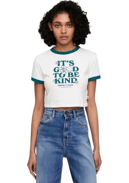 Tjw Slim Crp Novelty1 Ringer Tee T-Shirt