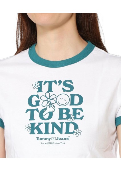 Tjw Slim Crp Novelty1 Ringer Tee T-Shirt fırsatları