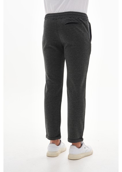 Erkek Bel Lastikli Duble Paça Yandan Cepli Rahat Jogger Pantolon fırsatları