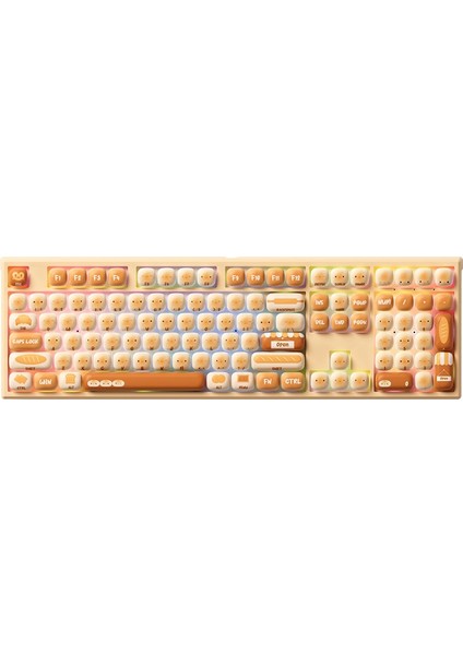 MONSGEEK MG108B Bun Wonderland RGB Kablosuz Hotswap Mekanik Gaming Klavye