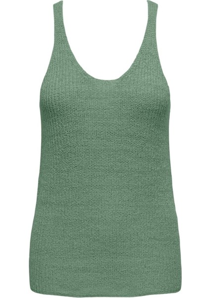 Onlsunny Sl Rıb V-Neck Knt Kadın Yeşil Kazak - 15321455