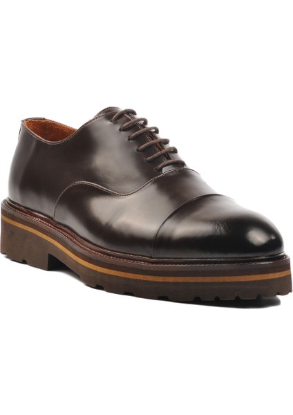 Kahve Açma Deri Erkek Klasik Ayakkabı Premium 2874 M modelleri