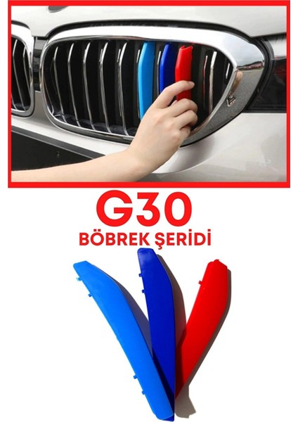 Bmw 5 Serisi G30 2018 Sonrası 3m Ön Panjur Böbrek Klips