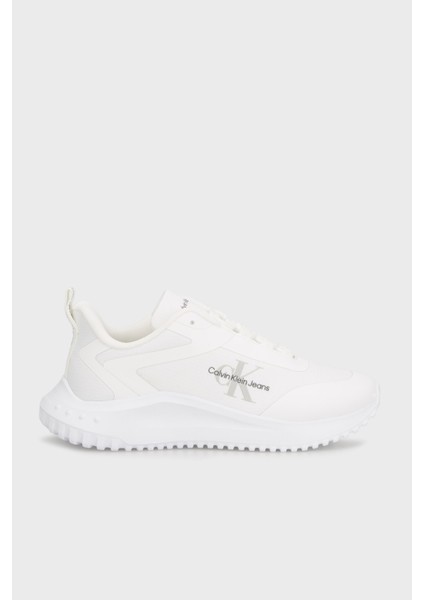 Logolu Kalın Tabanlı Sneaker Ayakkabı YW0YW014420K4 Bayan Ayakkabı YW0YW01442 0k4