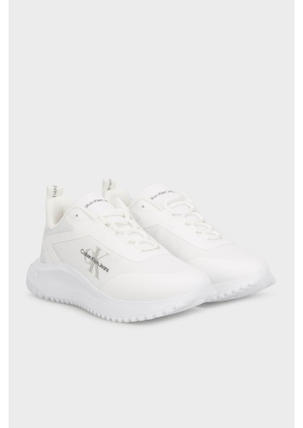 Logolu Kalın Tabanlı Sneaker Ayakkabı YW0YW014420K4 Bayan Ayakkabı YW0YW01442 0k4