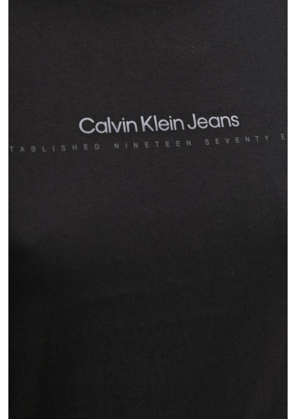 Calvin Klein Pamuk Slim Fit Bisiklet Yaka T Shirt J20J224990BEH Bayan T Shirt J20J224990 Beh