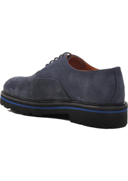 Lacivert Nubuk Deri Erkek Klasik Ayakkabı Premium 2875 M fırsatları