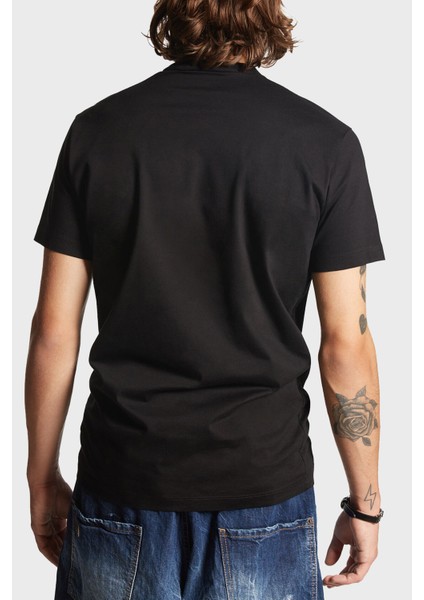 Baskılı Pamuk Regular Fit Bisiklet Yaka T Shirt Erkek T Shirt S79GC0084 S23009 900 fiyatları