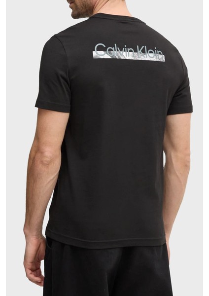 Baskılı Pamuk Regular Fit Bisiklet Yaka T Shirt K10K113799BEH Erkek T Shirt K10K113799 Beh fiyatları