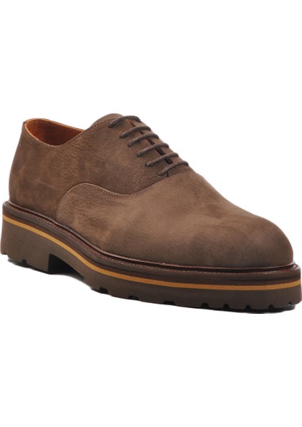 Kahve Nubuk Deri Erkek Klasik Ayakkabı Premium 2875 M modelleri