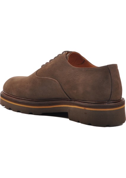Kahve Nubuk Deri Erkek Klasik Ayakkabı Premium 2875 M fırsatları