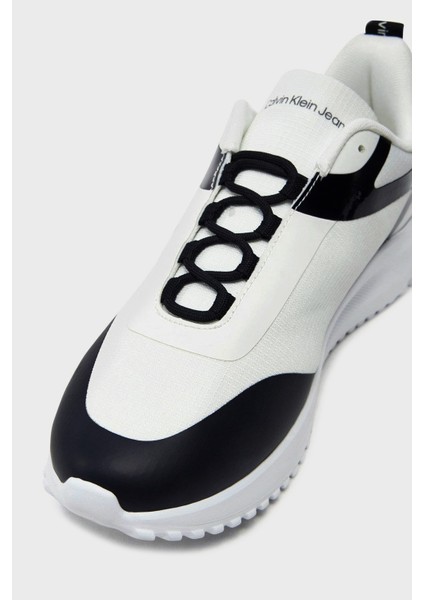 Logolu Kalın Tabanlı Sneaker Ayakkabı YM0YM0096801W Erkek Ayakkabı YM0YM00968 01W