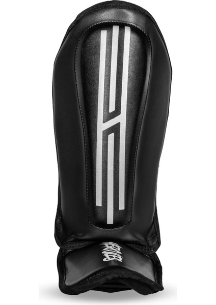 Black Shıns Kaval Koruyucu, Kick Boks Kavallık Siyah Düz Kaval Koruyucu