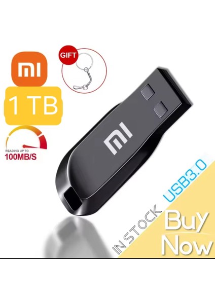 ELİT81 Marka 1tb USB 3.1 Flash Disk Yüksek Hız Metal Kasa USB Bellek(Anahtarlık Hediye)